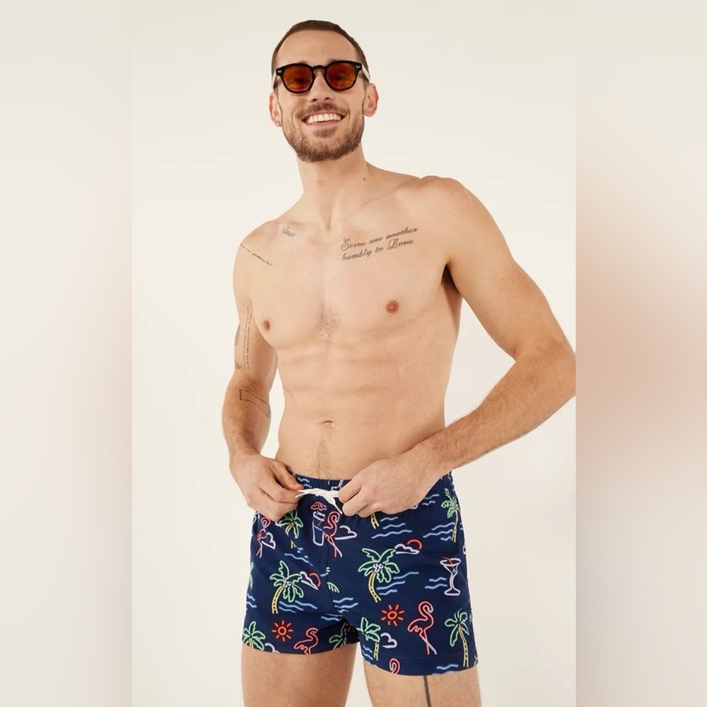 CHUBBIES Classic Swim Trunk - The Neon Glades